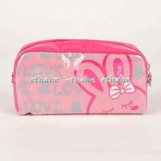 Love Rabbit Plastic Cosmetic Bag Make Up Case E1GP1G  