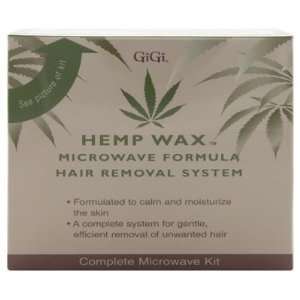  GiGi Hemp Wax Microwave Formual Hair Removal System Kit 