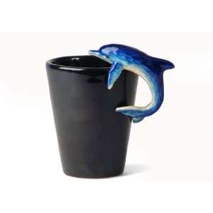  Dolphin Handmade Coffee Mug (10cm x 8cm)