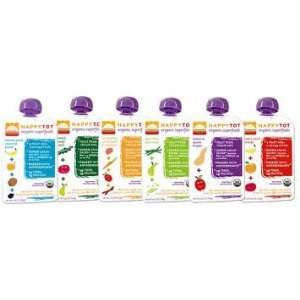 HAPPYBABY Organic Baby Food, Stage 4 Sampler (15 Count)  