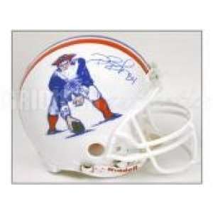  Signed Deion Branch Helmet   Patriots   Autographed NFL 
