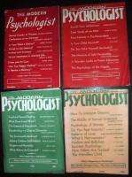 Modern Psychologist, 1930s Pyschology Journal, 4 Issues  
