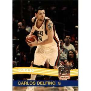 2010 / 2011 Donruss # 71 Carlos Delfino Milwaukee Bucks 
