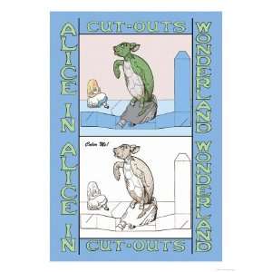 Alice in Wonderland Mock Turtle Giclee Poster Print by John Tenniel 