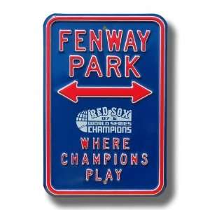  Fenway Park World Series Champions Parking Sign Sports 
