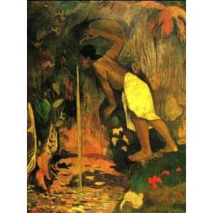  Oil Painting Mysterious Water Paul Gauguin Hand Painted Art 