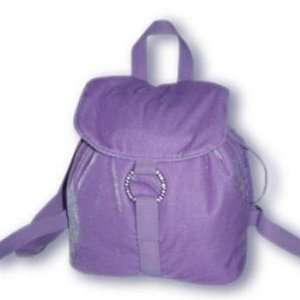  Purple Velvet Mini Backpack   12 x 10 Case Pack 24 