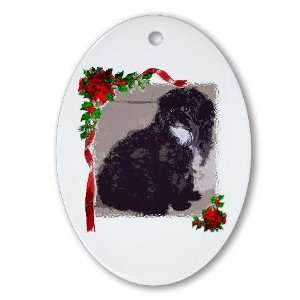  Shih Poo Pets Oval Ornament by 