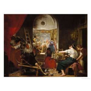  The Tapestry Weavers or the Fable of Arachne Giclee Poster 