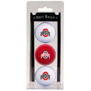   State Buckeyes Pack of 3 Golf Balls from Team Golf