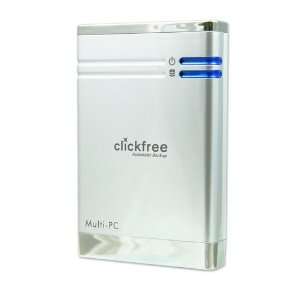 Clickfree 160GB Portable Backup Hard Drive Storage Device 
