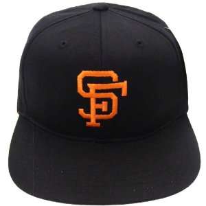   San Francisco Giants Retro Snapback Cap Hat All Black 