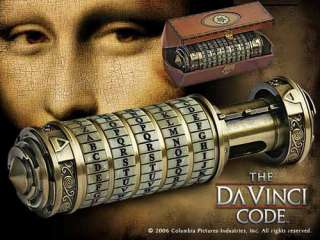 Da Vinci Code Large Cryptex Prop Replica Noble  