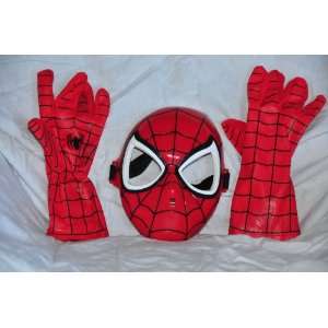  Spiderman Mask & Mechanical VinylGloves with squirting 