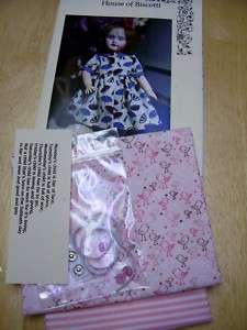 Bleuette Pattern Fabric Kit Wednesdays Child Pink  