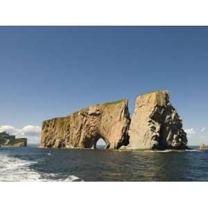Perce Rock, Gaspe Peninsula, Province of Quebec, Canada, North America 