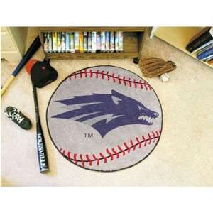   Nevada Reno Wolf Pack NCAA Baseball Round Floor Mat (29) Sports