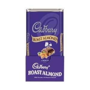 Cadbury Milk Chocolate Bar Filled With Roasted Almond   4 Oz/ Bar, 24 