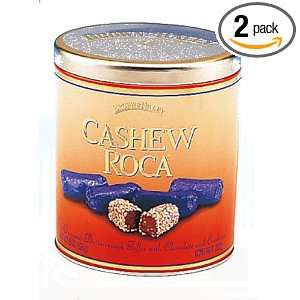 Brown and Haley Cashew Roca Buttercrunch Toffee, 8 Ounce Cans (Pack of 