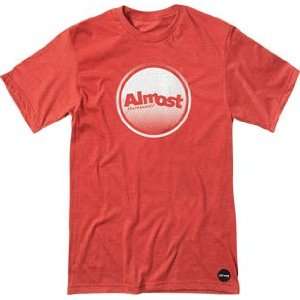 Almost Fade Out Looser T Shirt [Medium] Red Heather  