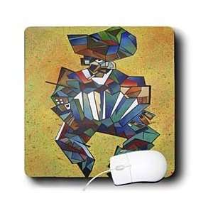  Taiche   Acrylic Painting   Men   The Accordian Player   accordion 
