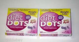 Diet Dots Dietary Suppl Weight Loss Acai Berry 48Tabs  