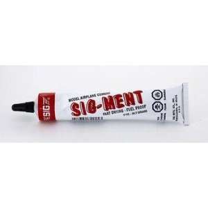  Sigment Glue Clear Drying for Plastic Binding 2 oz 
