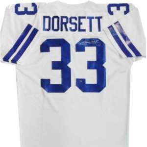  Tony Dorsett Autographed White Custom Jersey Sports 