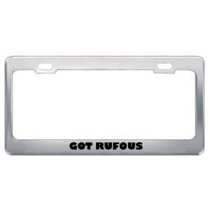 Got Rufous Hare Wallaby? Animals Pets Metal License Plate Frame Holder 