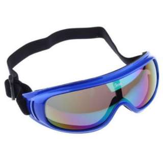   Goggles Eye Protective Glasses Anti Fog Anti Scratch Blue Frame  