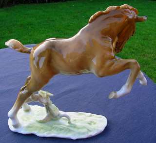 HUTSCHENREUTHER ROSENTHAL PORCELAIN FIGURINE THOROUGHBRED FOAL HORSE 