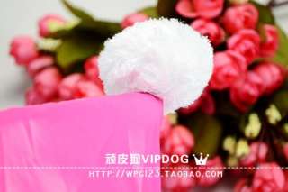 dog pet cat WARM WINTER clothing coat pink strip jumper snowflake yf01 