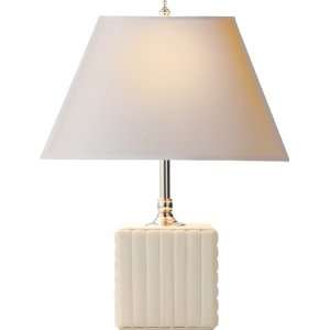  HATTIE ACCENT LAMP Parchment Leather