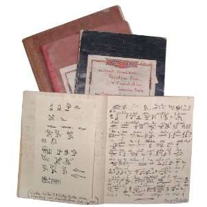  MARY MARGARET MOTLEY SHERIDANS WORK BOOKS WITH CORRECTIONS 