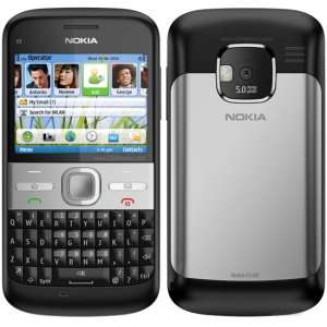 New Nokia E5 Phone Qwerty 5MP WiFi aGPS 3G Unlocked BK 758478023273 