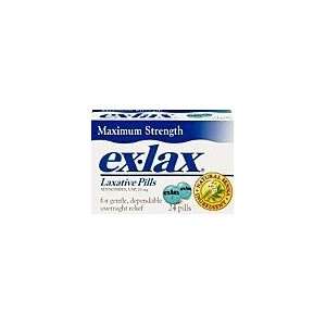  Ex Lax Laxative Maximum Relief Formula, 24 count pills 