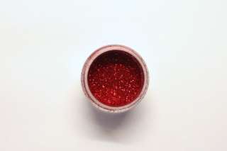 CND Acrylic Glitter Powder Red Slipper  