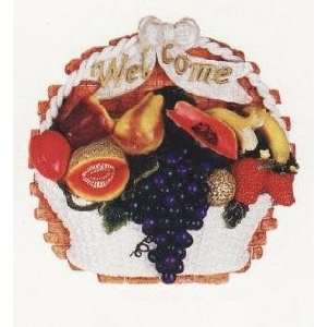  MIXED FRUIT 3 D Welcome Wall Plaque Sign *NEW* Office 