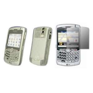   Polyurethane Cover Case + Crytal Clear Screen Protector for Blackberry