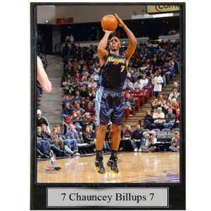  Chauncey Billups 9 x 12 Plaque