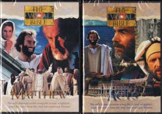 The Visual Bible Matthew / Acts, 4 DVDs  