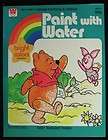 DISNEYS WINNIE THE POOH PAINT WITH WATER BOOK   UNUSED