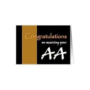 AA Congratulations   Associate of Arts Card Health 