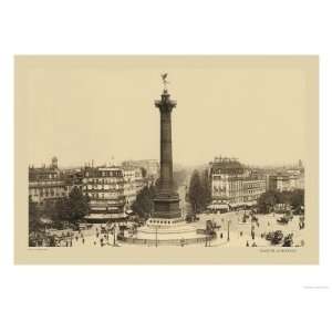  Bastille Place, July Column Giclee Poster Print by Helio E 