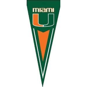 Miami Hurricanes Yard Pennants From Party Animal  Sports 