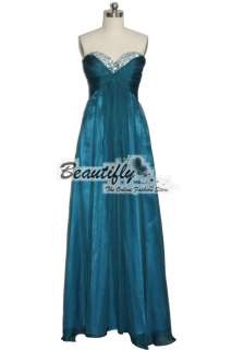 New Bridesmaids Bridal Chiffon Beads Sequins Long Formal Gown Evening 