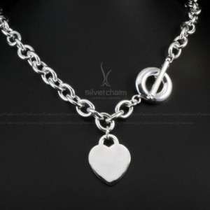 New heart tag card blisters line Silver plated Necklace  