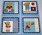 PLAY BALL WALL PLAQUES m KIDSLINE baby blue items in 