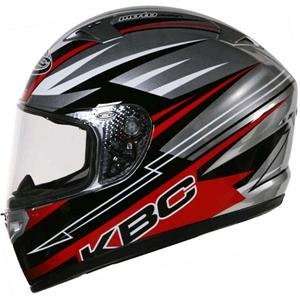  KBC VR 2 Racer Helmet   Small/Red/Black Automotive