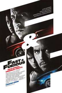 Fast and Furious   original DS movie poster D/S INTL  